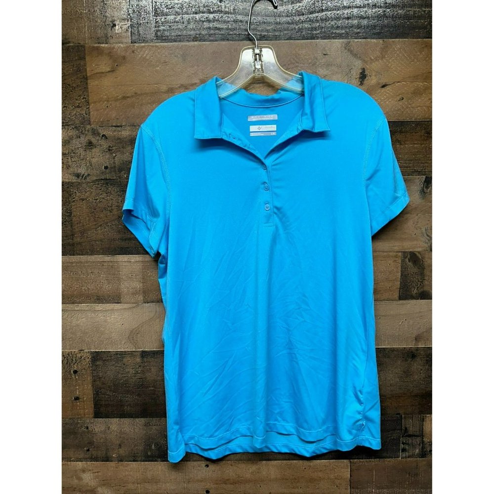 Columbia Omni-Wick Women's 1/4 Button Polo Size Large